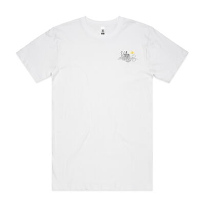 Block Valley Barber Tee (white) Thumbnail