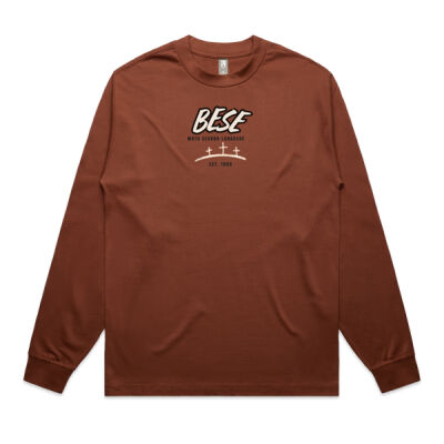 BESE Long Heavy Tee Brown Thumbnail