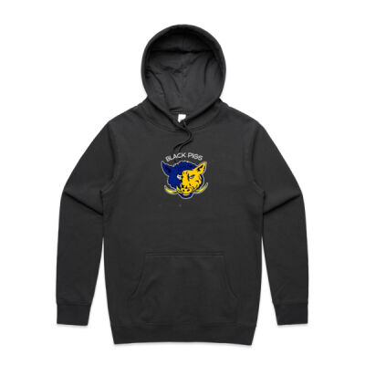 Black pigs dark hoodie Thumbnail